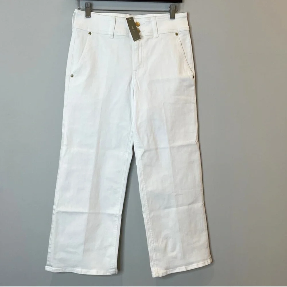 J Crew Slim Wide Jean Stacked Buttons NWT Size 26 - Picture 4 of 7